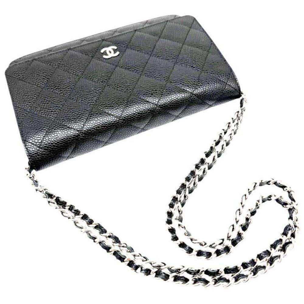 CHANEL Black Caviar Leather Wallet - Picture 7 of 12